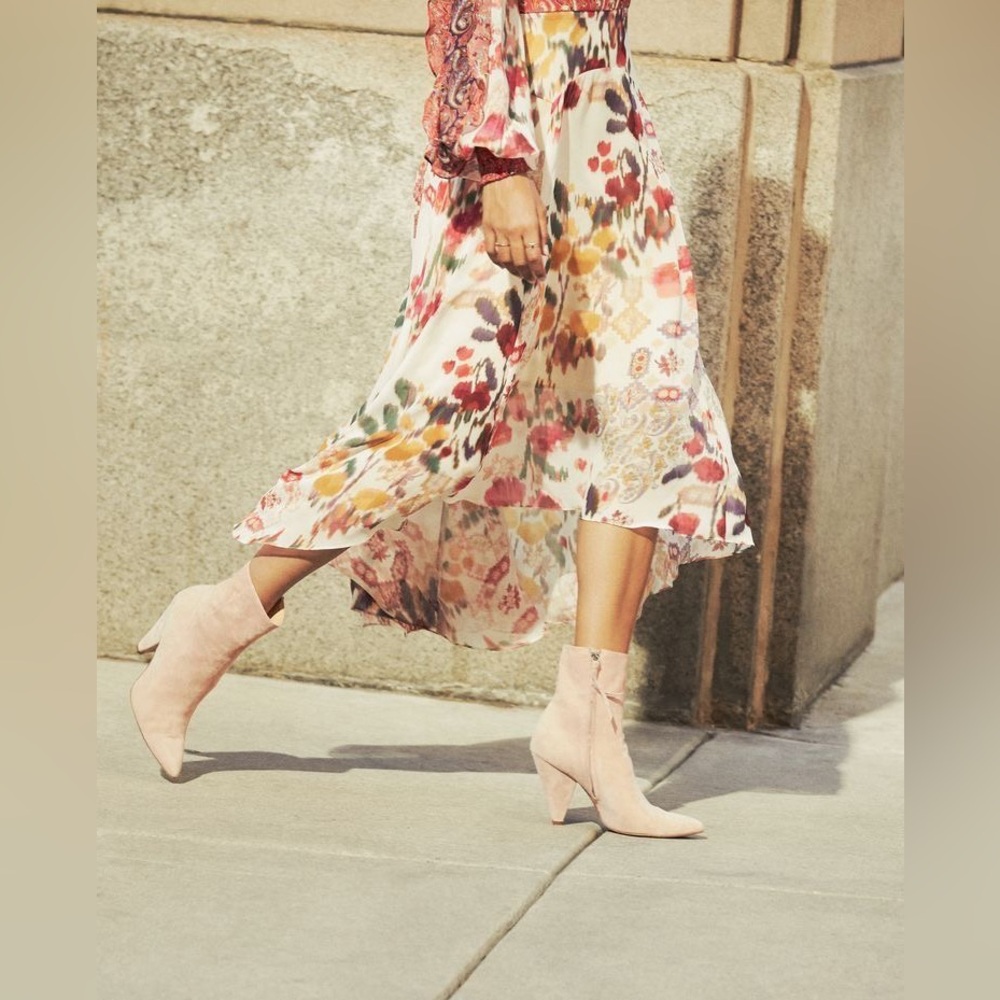 Silent D Anthropologie Apage Boots in Blush Pink size 40